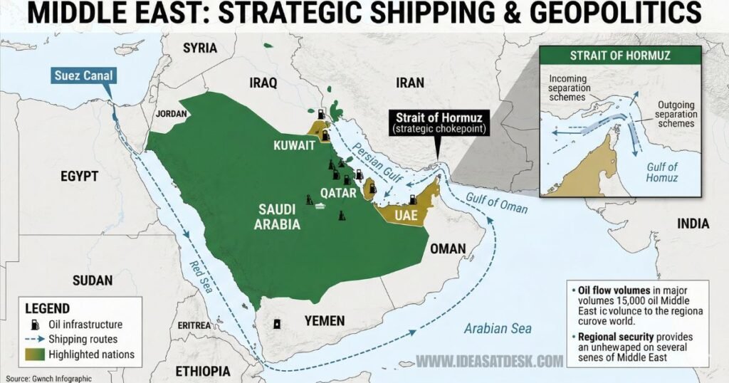 Gulf Hormuz crisis - ships stranded in Strait of Hormuz during Iran war April 2026